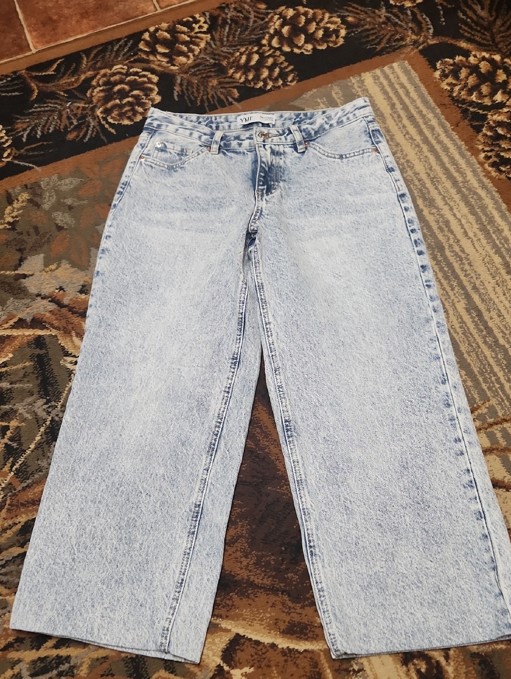 YMI Light Wash Blue Wide Leg Jeans